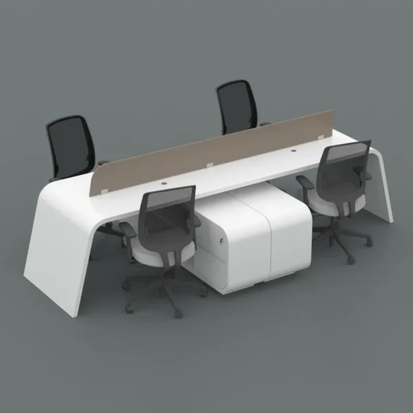 4 People Workstation Table